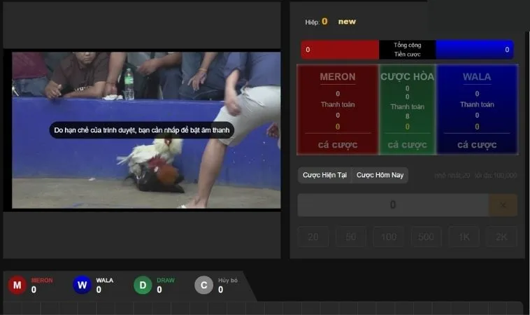 Cách Chơi Đá Gà Sabong Tại U888 Đỉnh Cao Giải Trí 2 Các cửa cược tại sảnh đá gà Sabong tại U888