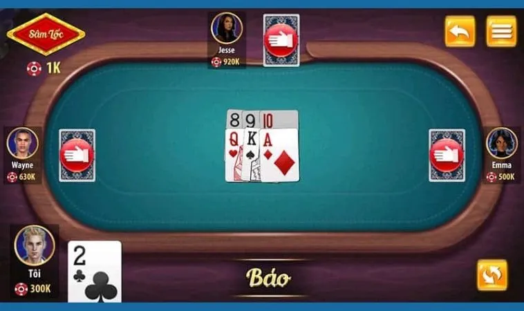 Bàn chơi Sâm Lốc Nhà Cái U888