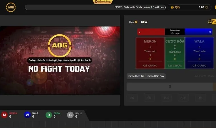 Khám Phá Đá Gà U888 Sôi Động Hấp Dẫn Nhất 2025 1 Giao diện đặt cược Đá Gà U888